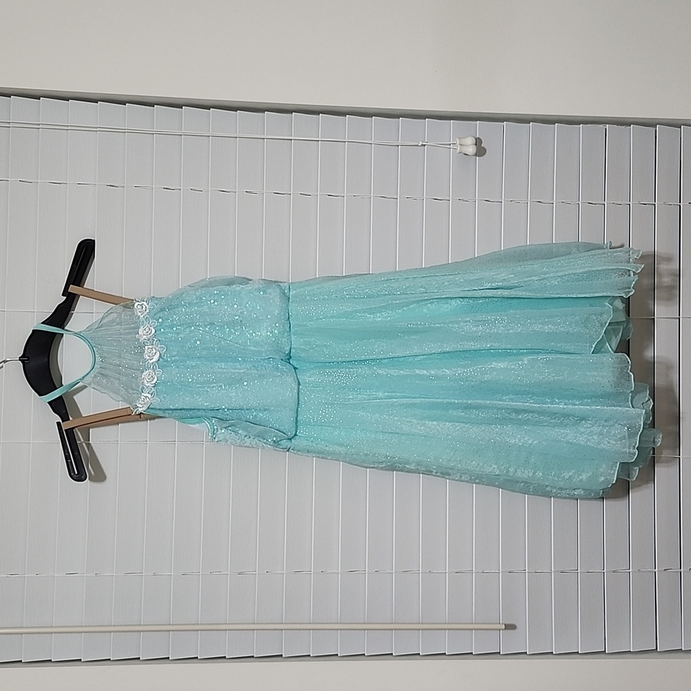 Light Aqua Med Adult Dance Costume